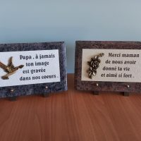 Plaque funéraire à Châtellereault